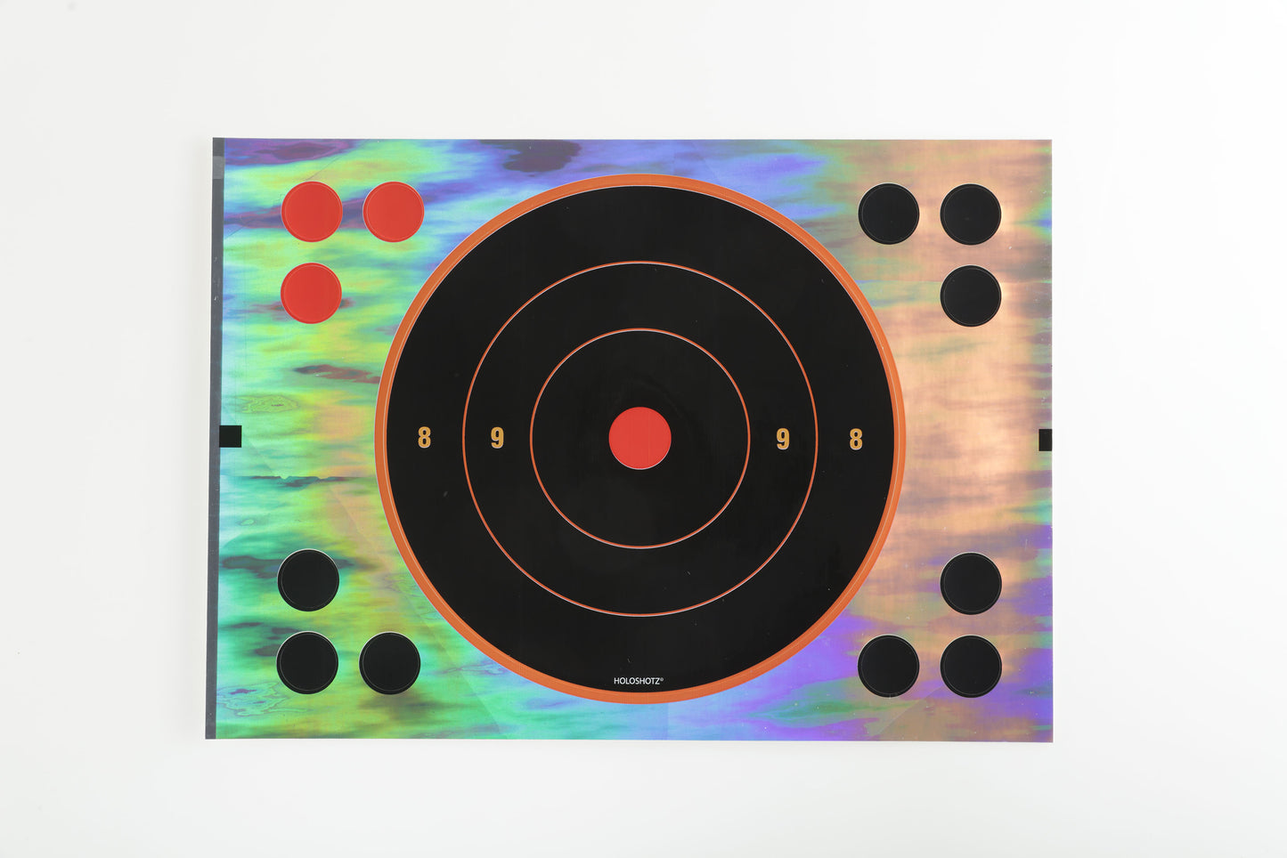 6" Bullseye Reflective Halo Target, 4 Sheets Per Pack